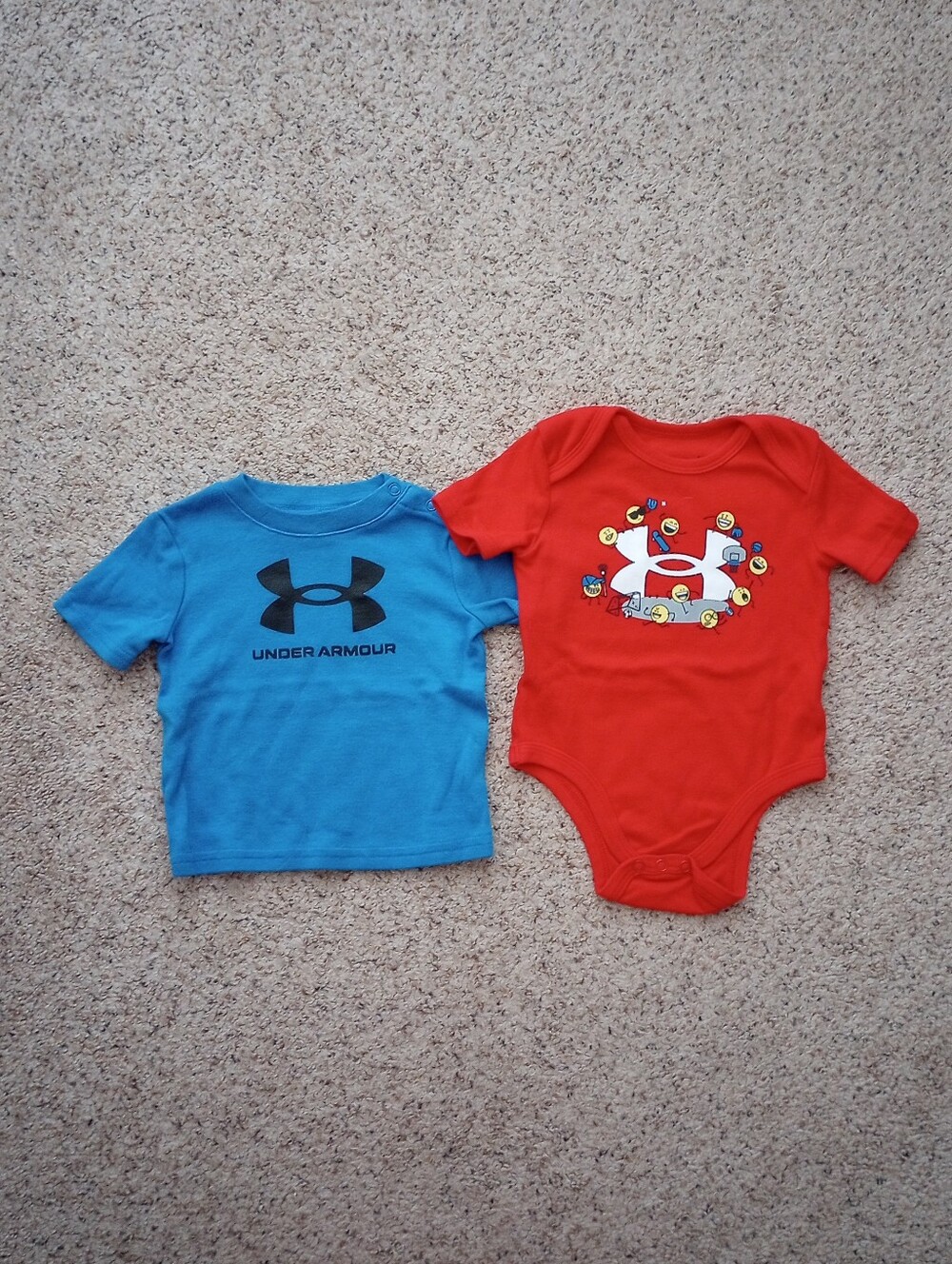 Huge Lot Of Nike Adidas Puma Champion Jordan Under Armour Hurley Baby Onesies - Picture 4 of 15